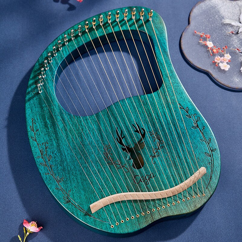 16-string harp portable lyre19-string small lyre portable instrument for beginners: 20 19