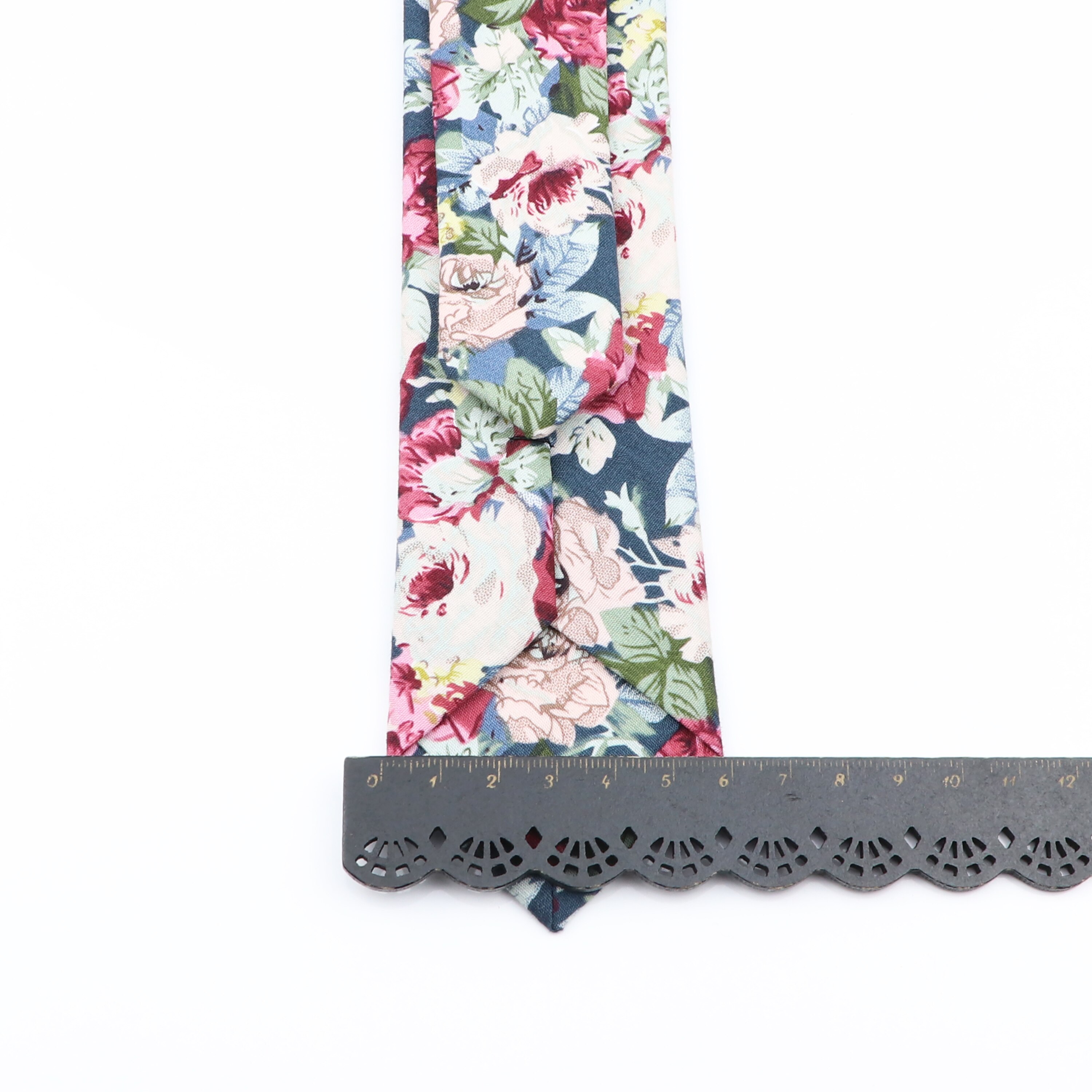 Nova moda algodão gravata floral para homem mulher silm gravata com estampa flor padrão gravata para casamento casual gravatas ternos cravat