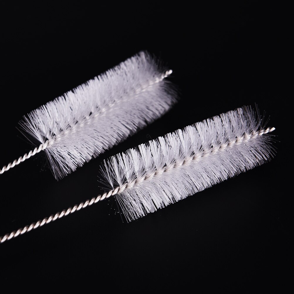 10 pièces/ensemble Tube à essai brosses métal verre propre Fumar biberon Tube à essai verre brosse de nettoyage