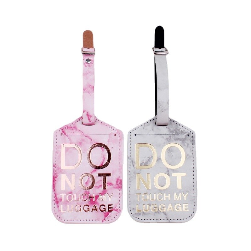 New Fashion creativo accessori da viaggio di alta qualità etichetta per bagagli PU valigia IDAddres titolare etichetta per imbarco bagagli etichetta portatile