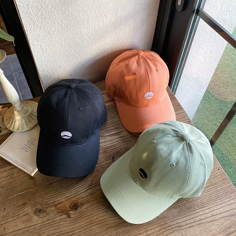 style hat Korean style simple solid color summer hat curved eaves cap trendy men's spring and summer sun protection women's