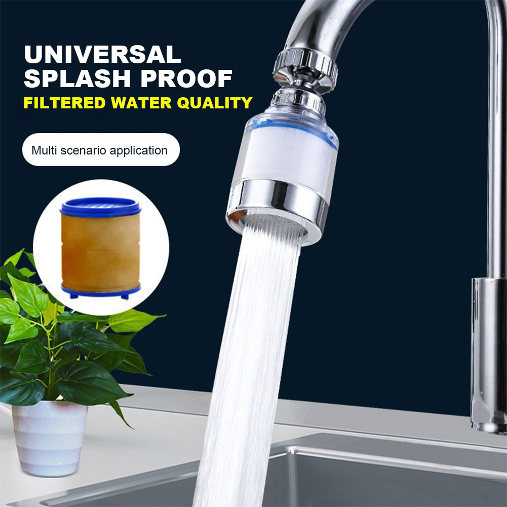 Faucet Filter Elements Water Purifier Filter emove Chlorine Heavy Metal Faucet Adapter PP Cotton Filtration for Kitchen Bathroom