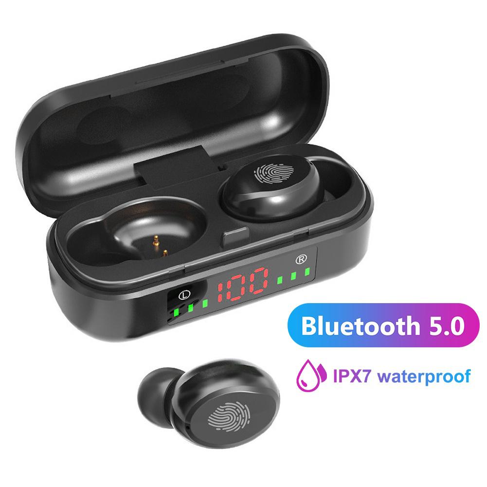 Bluetooth Oortelefoon 5.0 Oortelefoon Draadloze Hoofdtelefoon Tws Headset Sport Oordopjes Led Oordopjes Oor Telefoons Hoofdtelefoon Voor Android