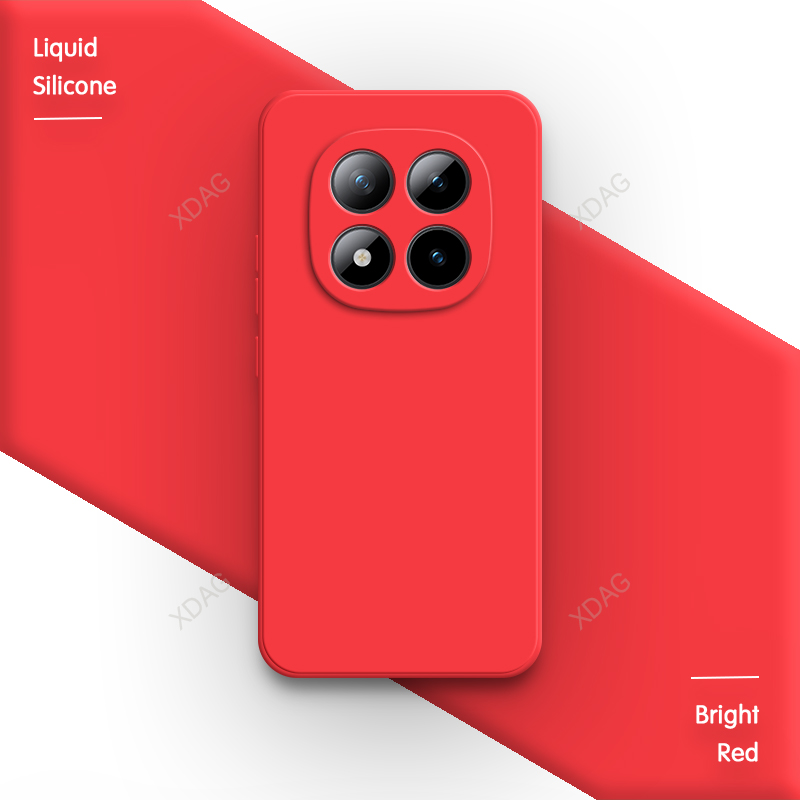 Original Phone Case for Xiaomi Redmi Note 15 Pro Plus Pro+ Note15 15Pro 5G Liquid Silicone Soft Simple Back Cover Funda Carcasas: Yellow / Redmi note 15 pro+ 5g