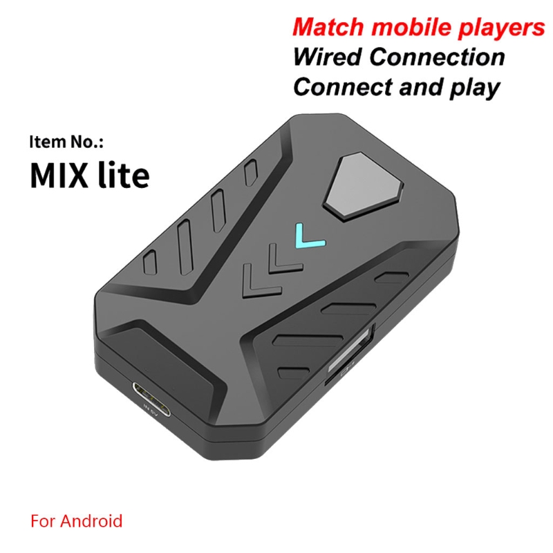 Draagbare Mobiele Gaming Toetsenbord Muis Converter Adapter Mix Pro/Mix Lite Apparaat Tablet Dichtheid Schieten Ruimtebesparend