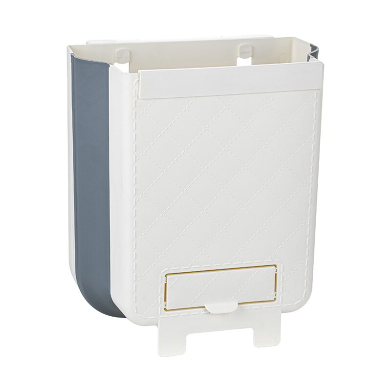 Poubelle pliante murale porte d'armoire de cuisine poubelle suspendue porte d'armoire de cuisine poubelle pliable: gray