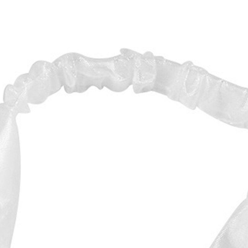 Vrouwen Mesh Twist Knoop Brede Hoofdband Holografische Glanzende Kleurrijke Party Haarband B2QE