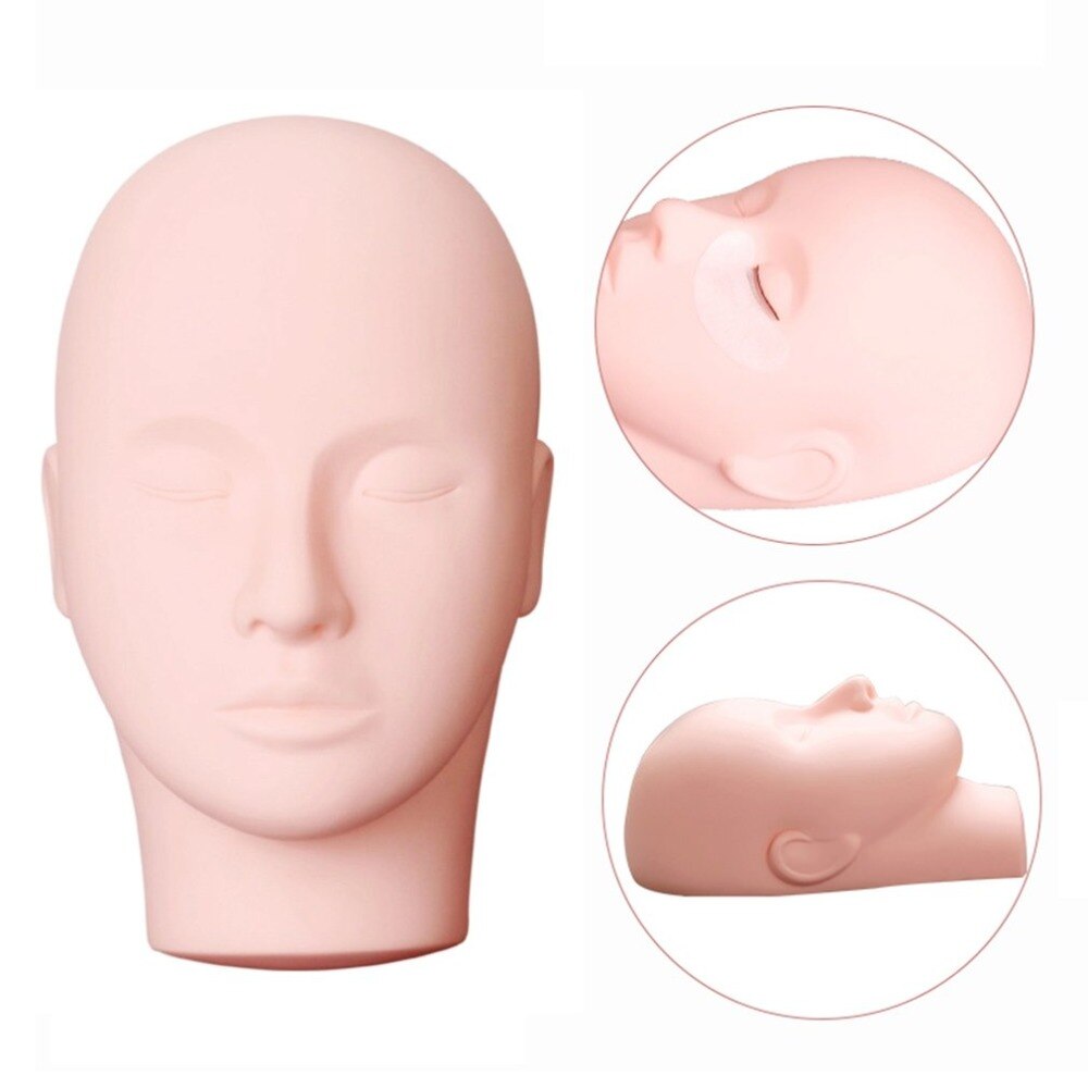 Beauté maquillage cils pratique Mannequin Pro Massage maquillage formation cosmétologie Mannequin poupée visage tête modèle outils de maquillage