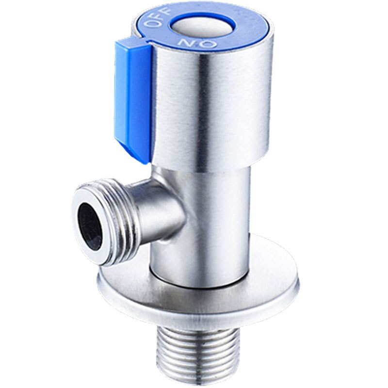 Angle Valves 304 Stainless Steel Brushed Finish Filling Valve Bathroom Accessories Angle Valve For Toilet Sink