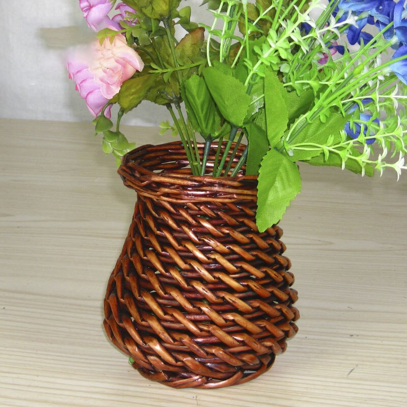 Rotan vaas Xl – decoratievaas – - - Ibizastijl lampen en