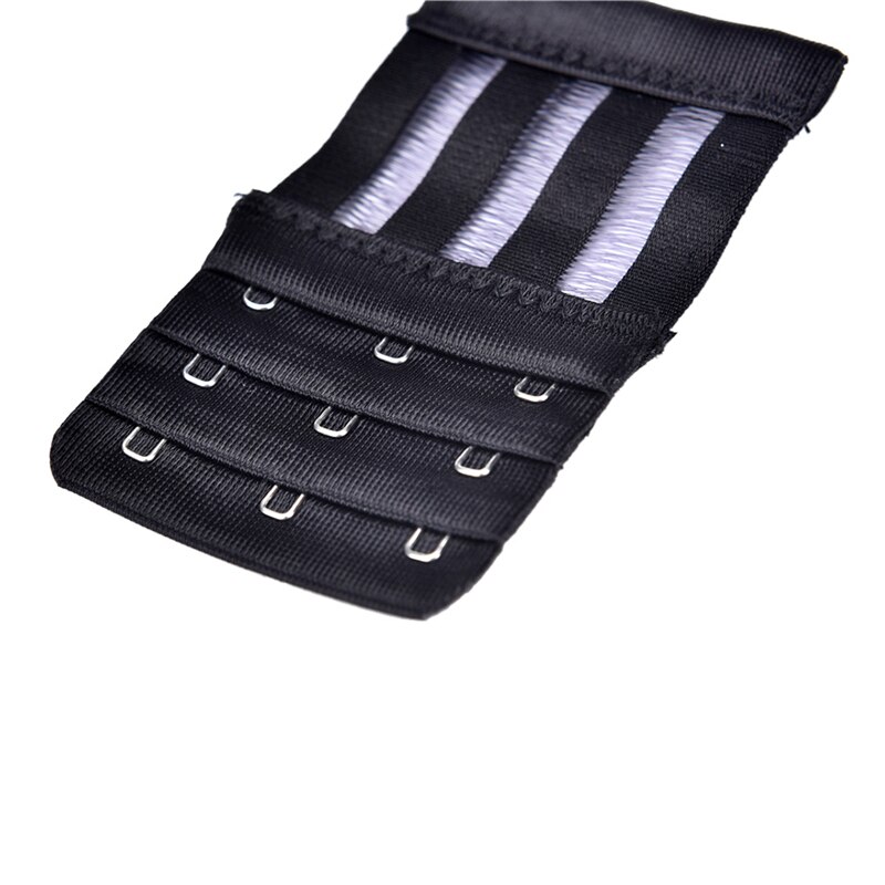 3 Rows 3 Hooks Women Good Adjustable Bra Extender Strap Extension Buckle