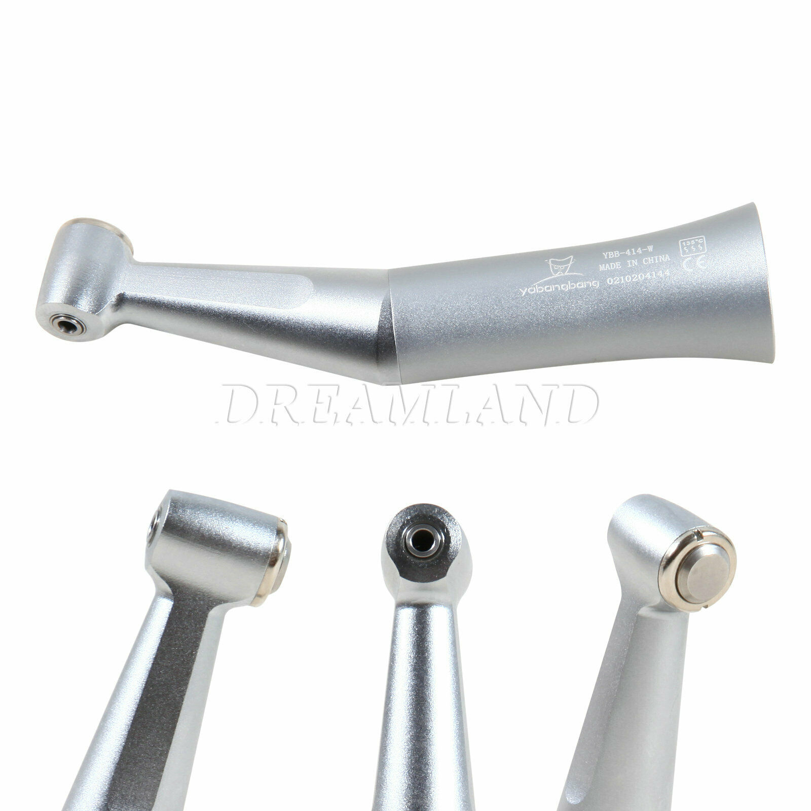 NSK Style Dental Low Speed Push Button Chuck Stainless Steel Contra Angle Handpiece FX23