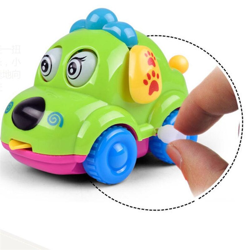 Wind Up Clockwork Funny Speelgoed Cartoon Puppy Tong Uurwerk Auto Educatief Speelgoed kinderen speelgoed brinquedos