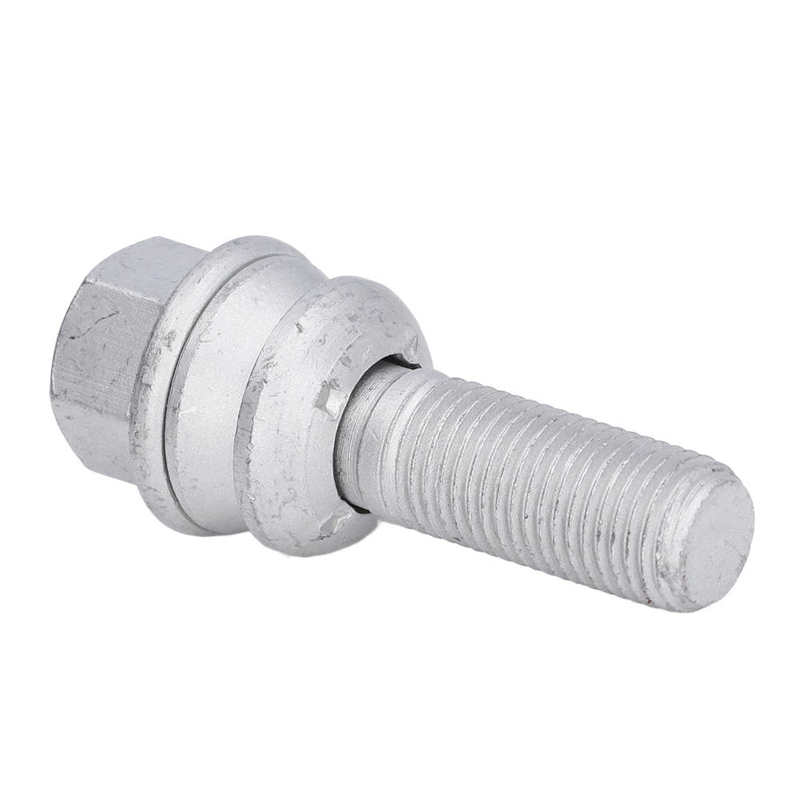 Wheel Lug Bolts Wheel Bolt Lug Nut Silver Replacement for Q7 SUV Truck Van 2007 for Car Accessory