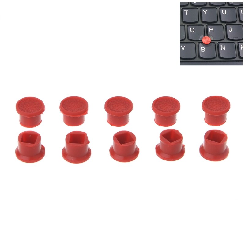 10Pcs Red Caps voor Lenovo IBM Thinkpad Laptop Mouse Pointer TrackPoint Cap