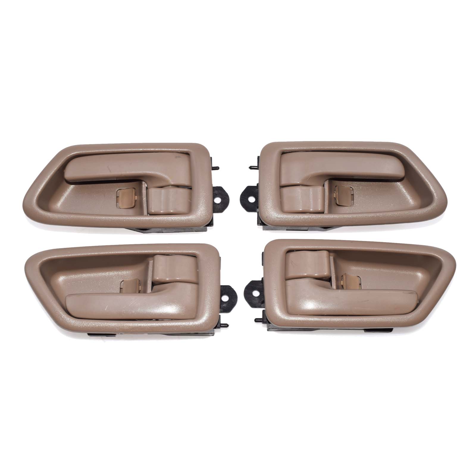 WOLFIGO adecuado a Toyota Camry 1997-2001 manija de puerta interior trasera derecha delantera izquierda 69278-08010,69206-AA010, 69205AA010: Left Right 4pcs