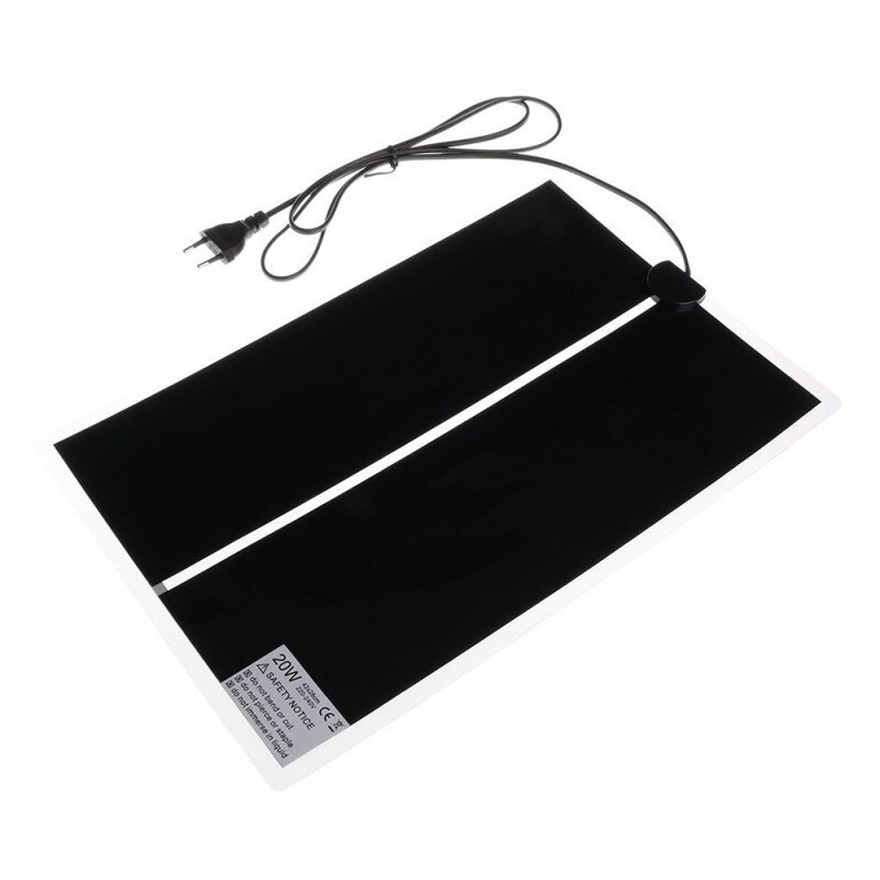 Almohadilla térmica, regulador ajustable de temperatura, herramientas para incubadora, alfombrilla de calor para Reptiles terrarios, 5-45W, suministros para mascotas trepadoras: D