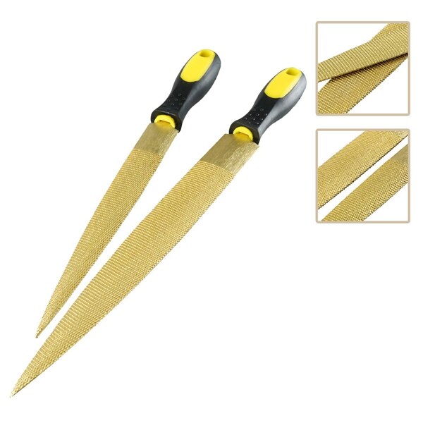 Golden Tapered Hout Rasp Bastard Bestand 8Inch En 10Inch Hout Bestand Bastard Bestand Set Voor Hout Zachte Metalen plastic Cnim