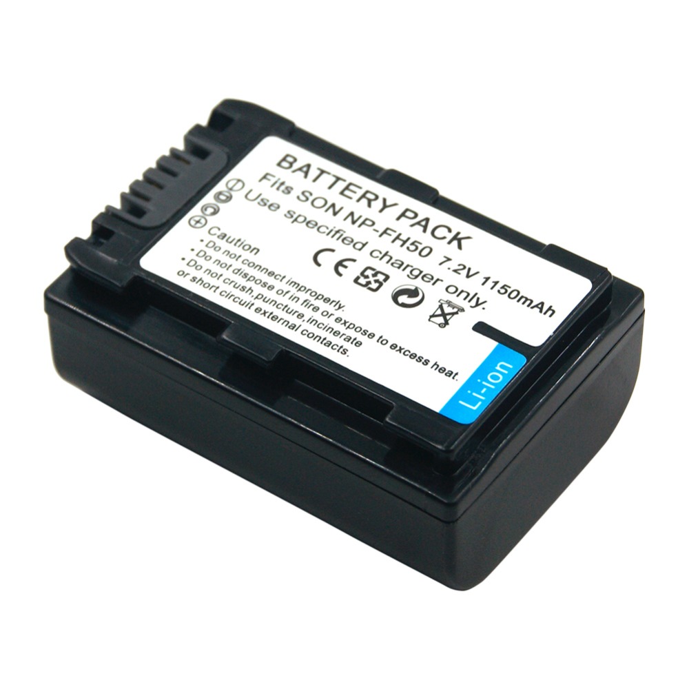 Batería de cámara recargable, 7,2 V, 1150mah, litio NPFH30 NPFH40 NPFH50 NPFH60 NPFH70 NPFH100 para Sony A230 A330 A290 A380 A390