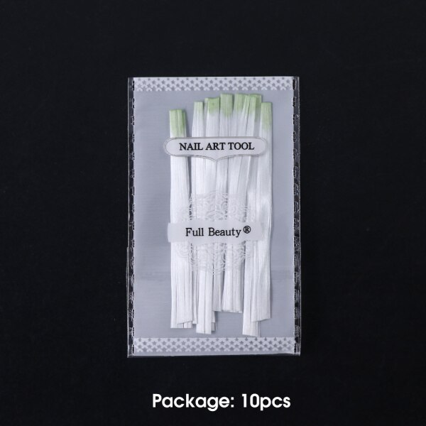110 stücke Fiberglas NäGel Erweiterung für UV Gel Gebäude Verlängern Gewinde Schaber Seide Faser Aufkleber Manikübetreffend Formen Zubehör LA1578: Grün 10pc