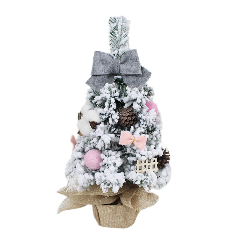 3D DIY Tabletop Mini Christmas Tree Home Decorations Year Festival Miniature Artificial Tree Ornaments 45Cm: Default Title