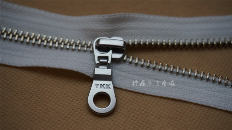 YKK 5 metal white copper closed zipper 15-50cm purse repair Metal