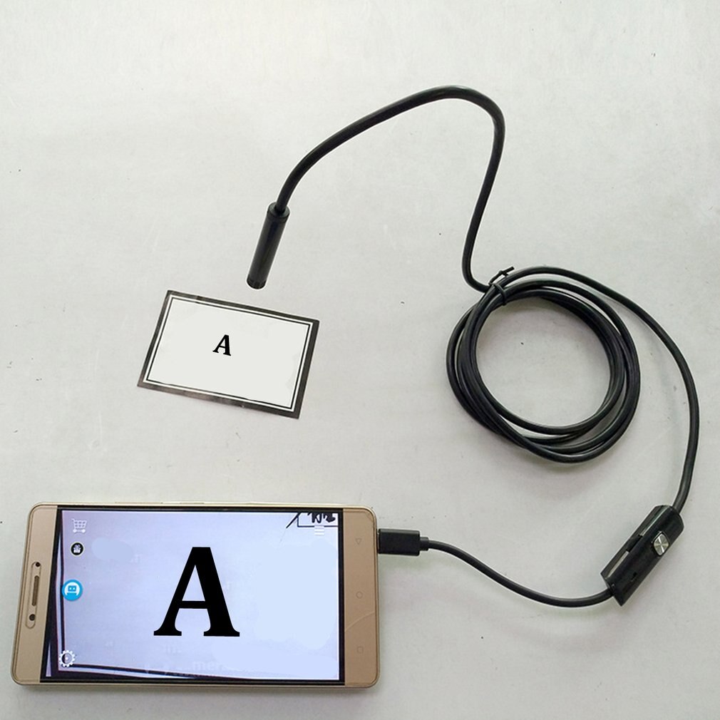 7Mm telefon komórkowy z androidem endoskop usb wideo Hd wodoodporna przenośny robić samochodu przemysł elektroniczny detektor
