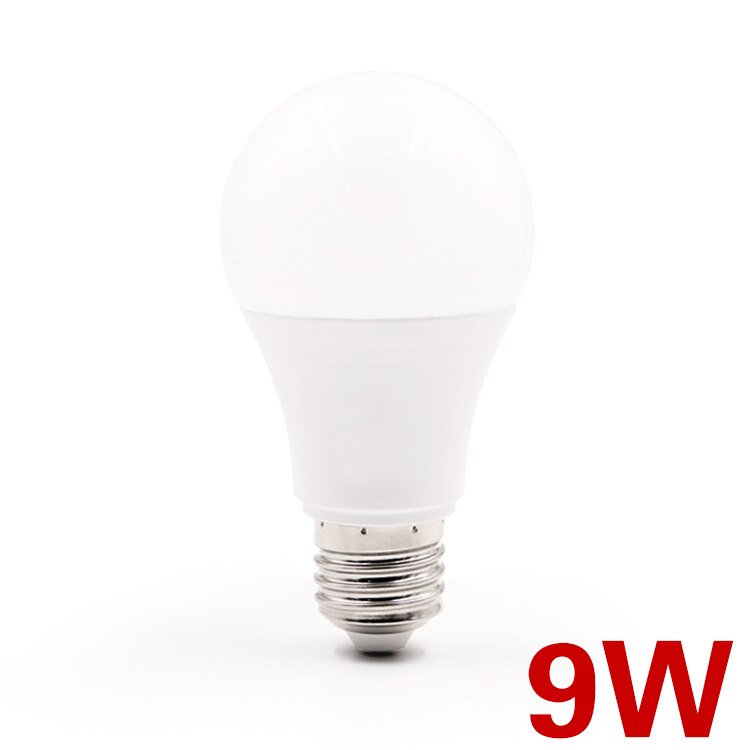 EnwYe LED Lamp Cup MR16 6W E27 LED Bulb Lights 6W 9W 12W 15W 220V Led Lamp Energy Saving Lamp DC 12V LED Lighting bulb: E27 9W / Cold white / DC 12V