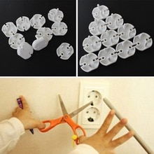 10 Pcs 2 Gat Sockets Cover Stekkers Baby Elektrische Sockets Outlet Plug Kids Elektrische Veiligheid Protector Sockets Bescherming EU