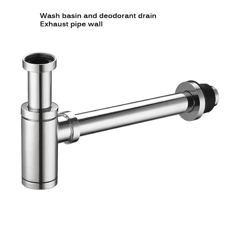Bathroom Basin Bottle Trap Drain Stopper With Overflow,Sink Drain Kit Siphon Waste Drain Chrome