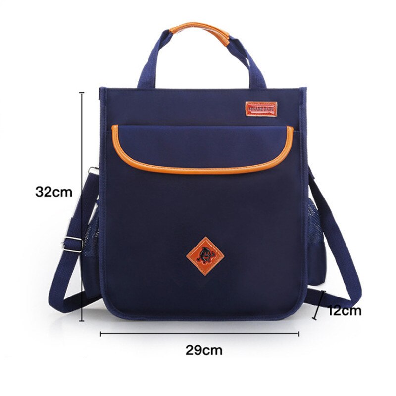 NEUE Wasserdichte Ablaufen Tasche Grundschüler Grade 3-5 Schul Tutorials Taschen kinder Reflektierende Sicher Messenger tasche: deep blue