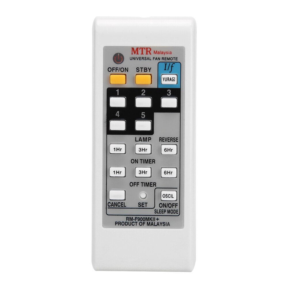RM-F900MK Universal Fan Remote Control for KDK PANASONIC ELMARK INVIERNO DEKA MONTRAIR PEGENCY ALA