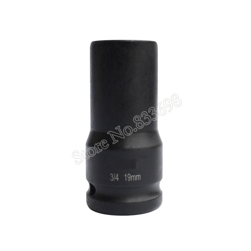MeaccelerDeep Wall Air Adopter Impact Socket Set, Pneumatique, Outil de réparation automatique, 3/4 ", 78mm de long, 12 points, 1 Pc