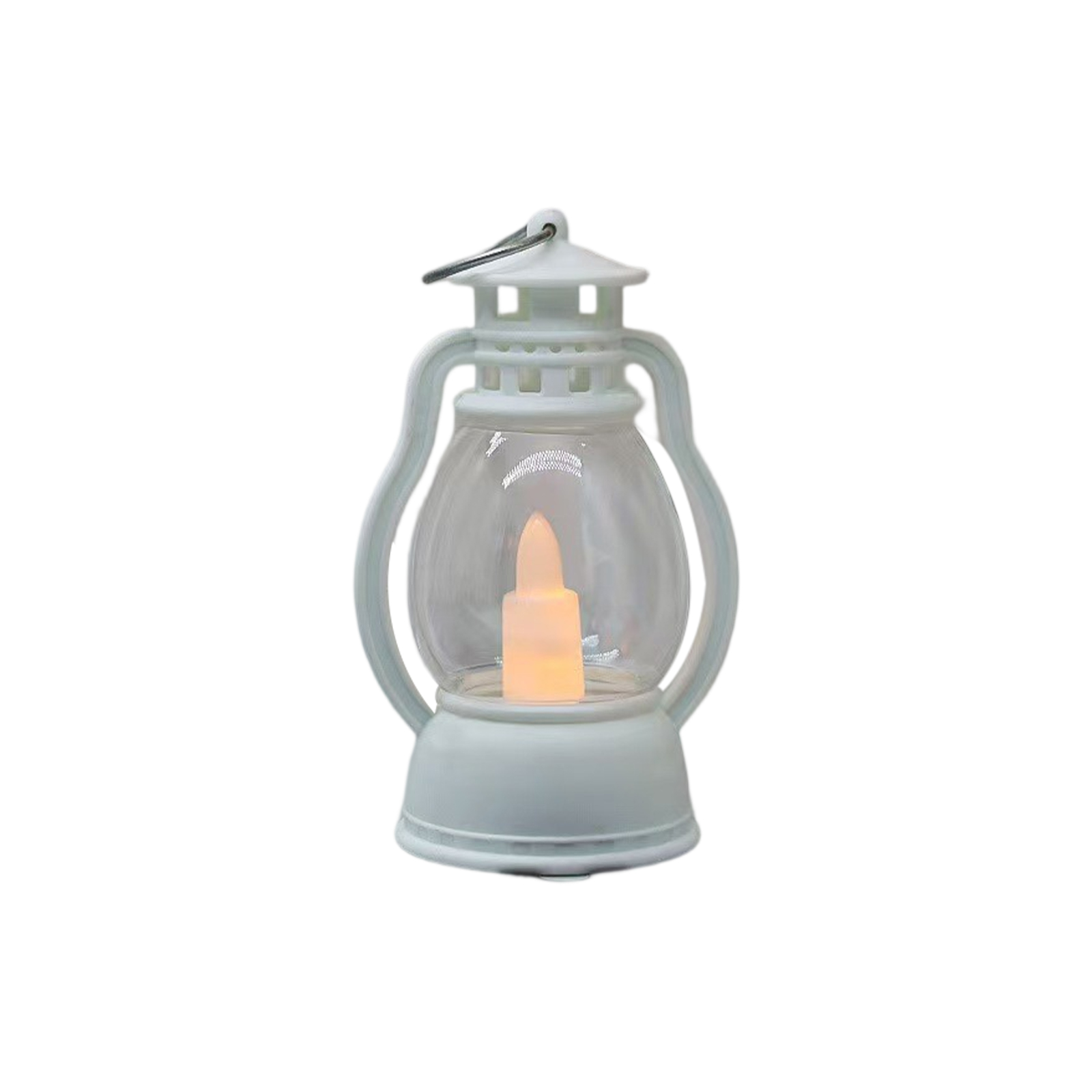 Halloween Christmas Candle Lamp - Electronic Candle LED Light Retro Pony- Lantern- Portable Bar Festival Atmosphere Lig: Dark Khaki