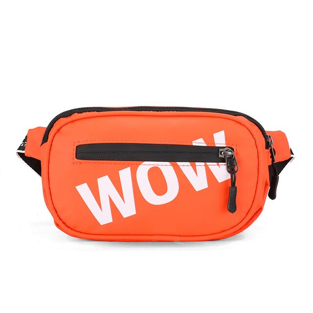 Waterproof Child Waist Bag Boy Chest Bag Trend Belt Bags High Capacity Kidney Funny Bags Unisex Banana Bags Teens Crossbody Pack