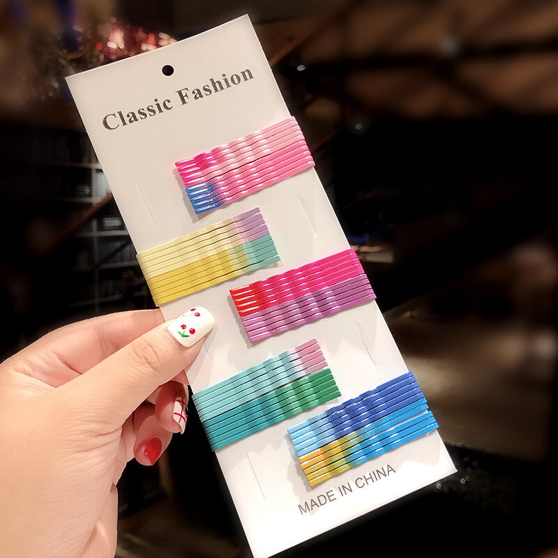 50pcs Headwear For Girls kinds Hairpin 8 Style colorful Children Kid Hair Accessories Hairgrip: 4