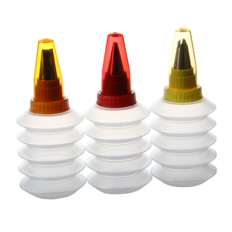 3- delige taart cupcake koek koekjes decoratie glazuur spuitfles kit set