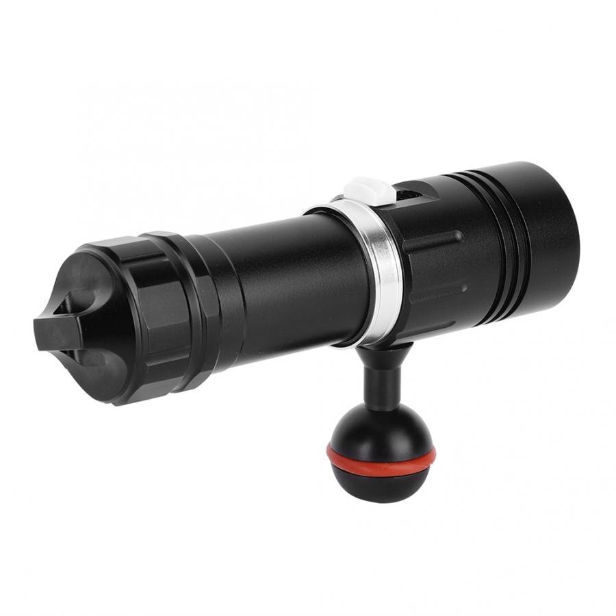 Superljus 10000 lm dykficklampa  l2 led 18650 26650 undervattensljus scuba fackla lampa vattentätt bärbart campingljus