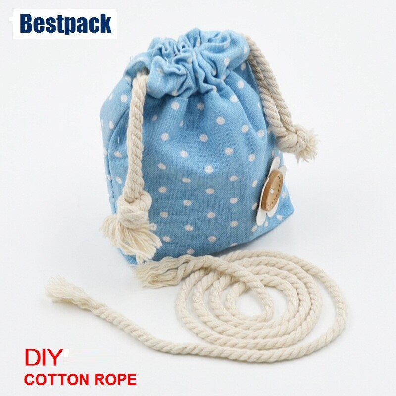 4mm to 20mm 100% Cotton Rope Decorative Drawstring Cord For DIY Craft home DIY