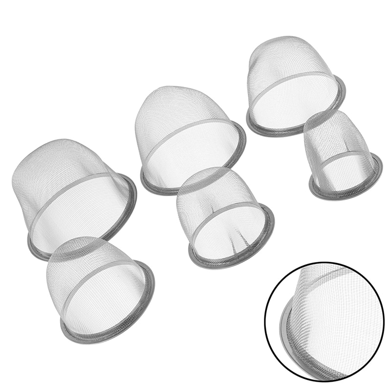 Herbruikbare Diameter Rvs Mesh Thee-ei Zeef Theepot Tea Leaf Spice Filter Drinkware Keuken Accessoires 5-9.5 Cm