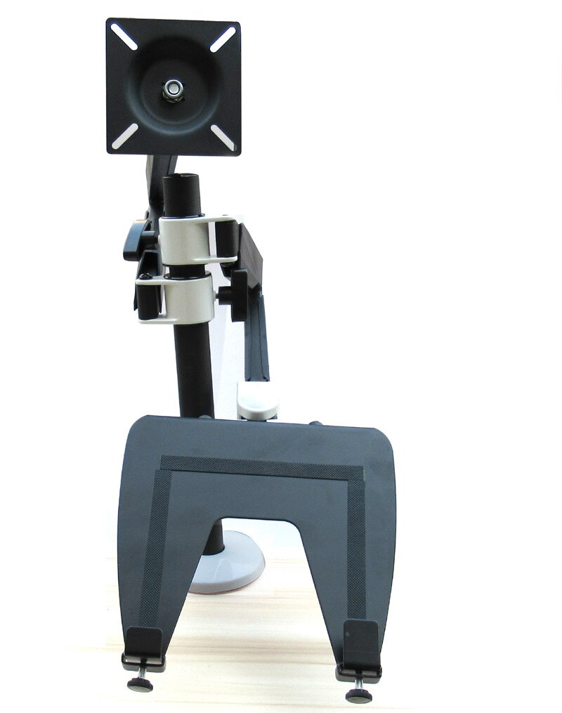 10"-15.6" laptop+10"-27" monitor bracket double arm laptop table stand notebook Desk mount laptop stand with laptop holder