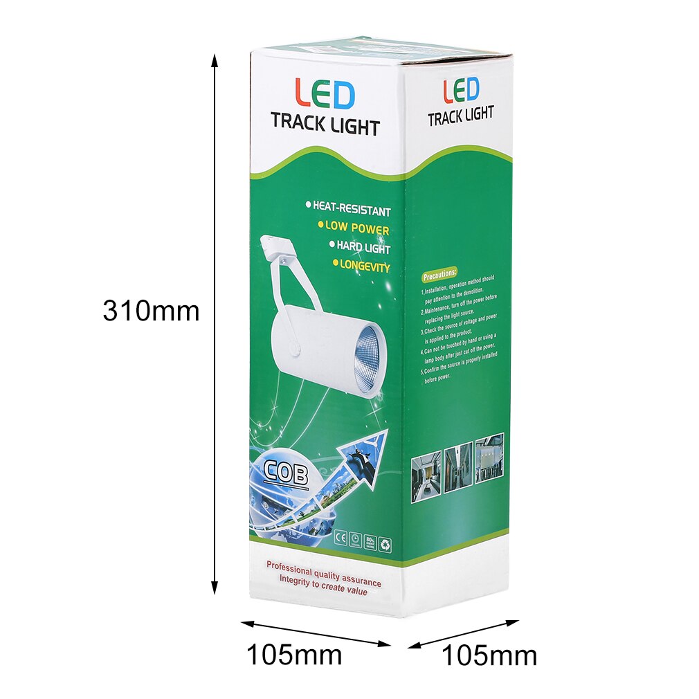 Icoco 3W 5W 7W 10W 12W 15W 20W Ac 85-265V led Track Spot Light Commerciële Verlichting Renovatie Led Plafondlamp Kledingwinkel