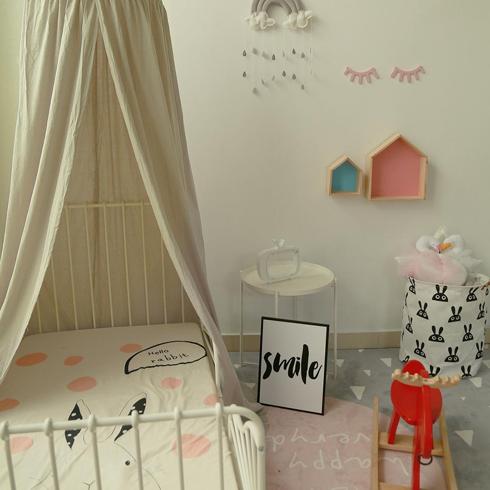 Bed Curtain Soft Round Dome Canopy Bed Covers With Hook Cotton Princess Bedspreads Mosquito Net For Children Bed