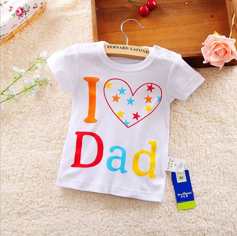 Baby Jungen mädchen T-shirt Sommer Neue Baby Kleidung Baby Jungen Kurzen Ärmeln T shirt Kinder tops Baumwolle Cartoon Baby tees