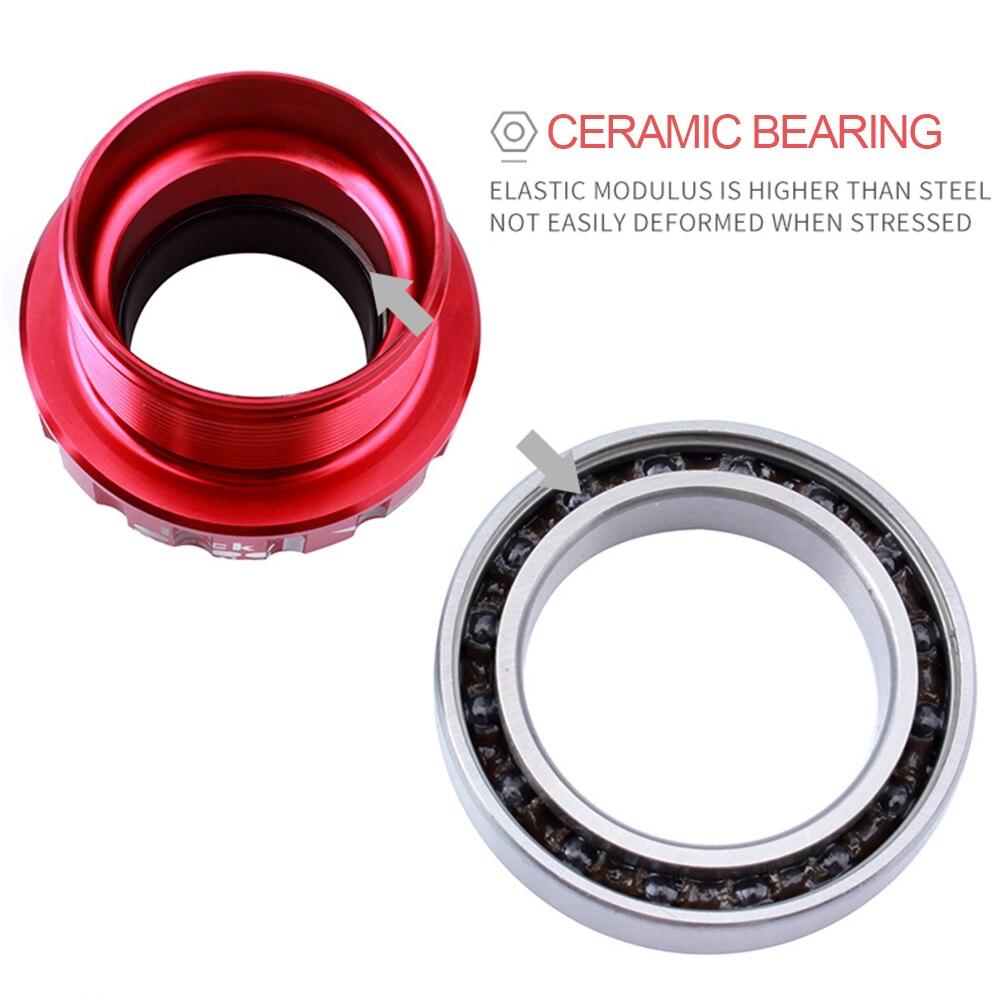 BB90 BB91 Bearing Bottom Bracket Screw Type 68mm/73mm Bicycle Axis MTB Mountain Road Bike Bottom Bracket Waterproof CNC Alloy BB