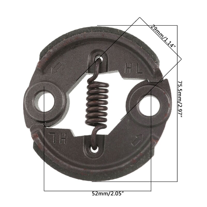 40-5 Brush Cutter Clutch Garden Tool Lawn Mower Grass Trimmer Parts Replacement