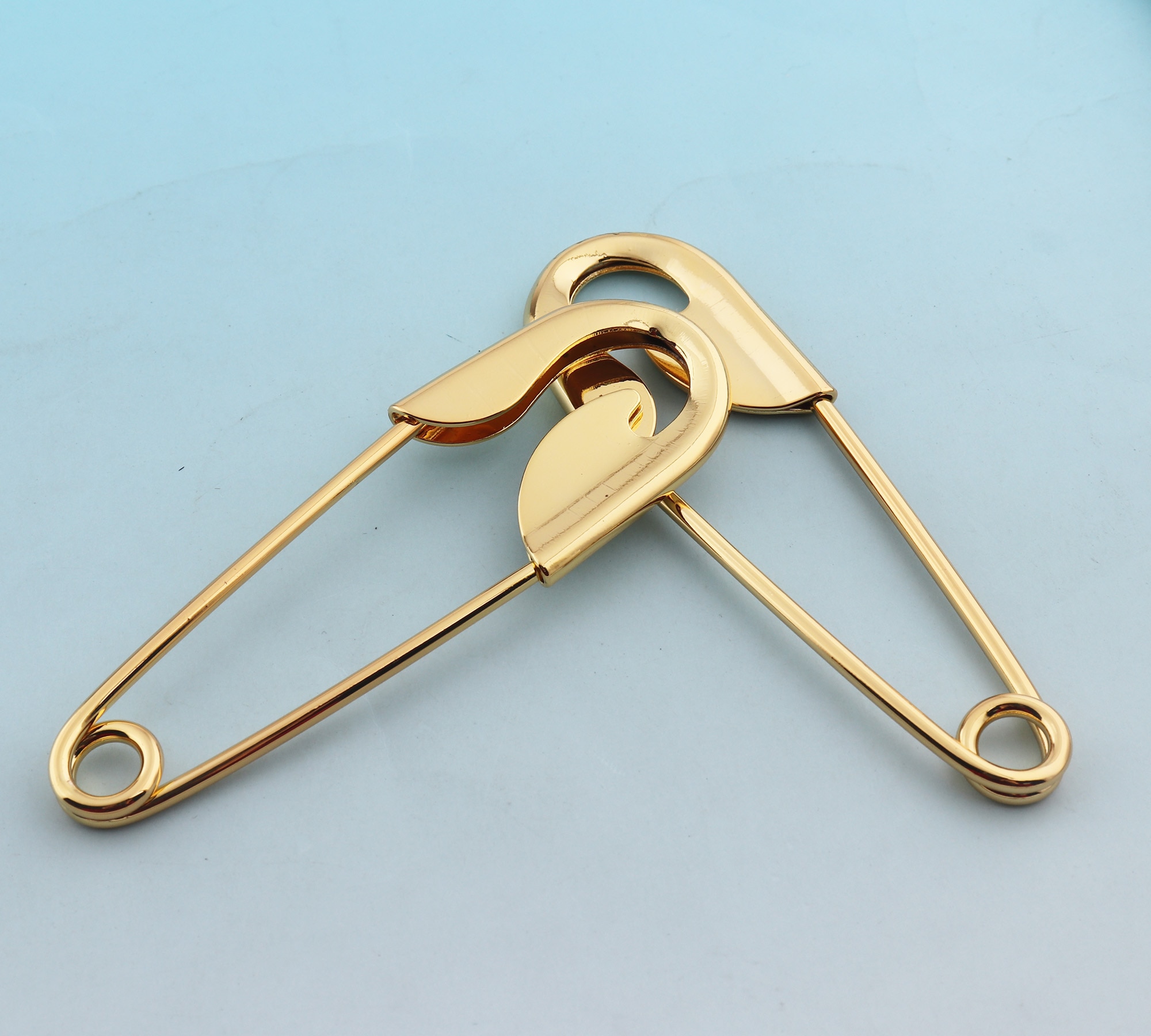 Guld sikkerhedsnåle 5 stk 10cm store sikkerhedsnåle metalnåle sjal pins broche sikkerhedsnåle diy tøjstifter
