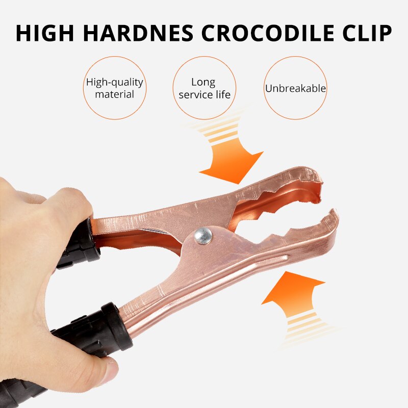 2M 1000AMP Car Battery Jump Cable Booster Cable Emergency Terminals Jump Starter Leads Cables Wire for Auto Van SUV 12V