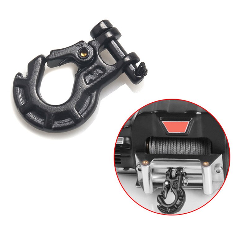 RC Metall Anhänger Haken Winde Haken für 1/10 RC Crawler Auto Axial SCX10 Traxxas TRX4 D90 Tamiya CC01 Simulation Dekoration teile