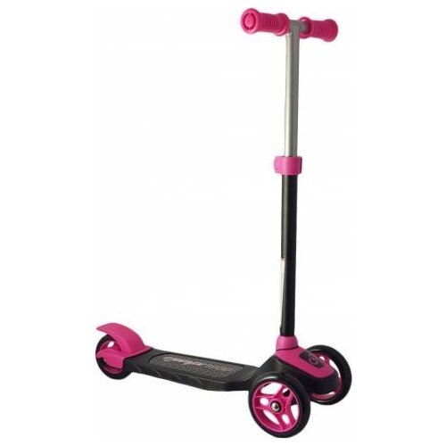 Distinguisher Cool Wheels Metal Twist Scooter with 3 Wheel Brake - Pink